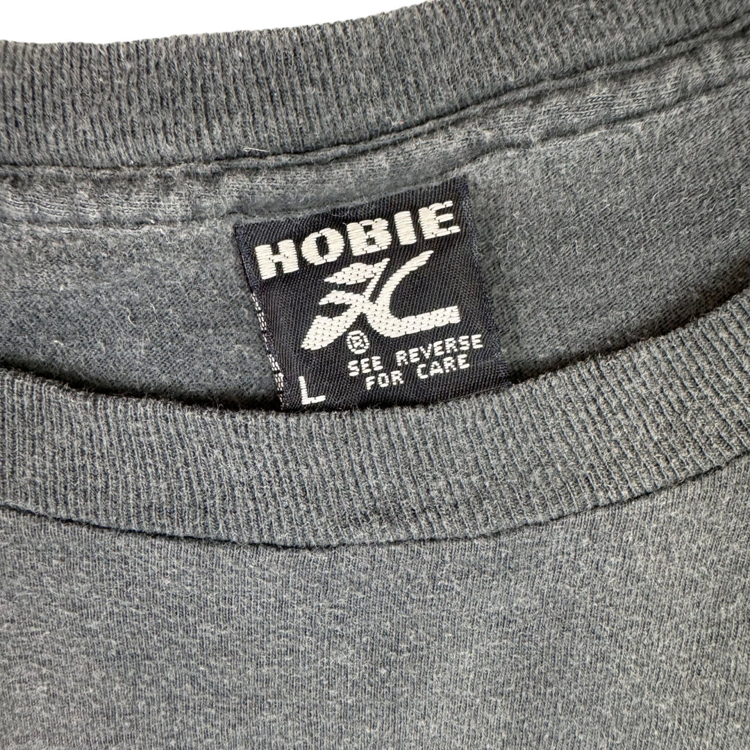 Vintage 80's Hobie Sunset Sailboat Graphic Single Stitch T-shirt Black Rare