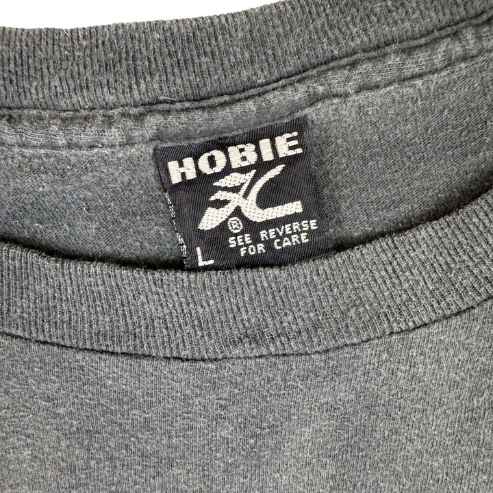 Vintage 80's Hobie Sunset Sailboat Graphic Single Stitch T-shirt Black Rare