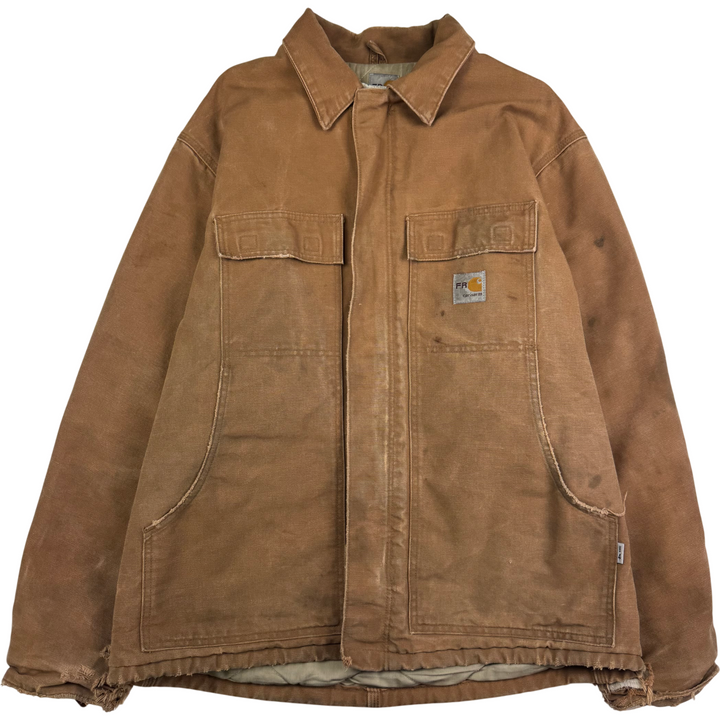 Carhartt Artic Workwear Full-Zip Jacket Brown FRC066 BRN