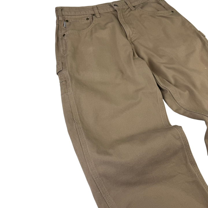 Carhartt Loose Fit Workwear Carpenter Trousers Beige