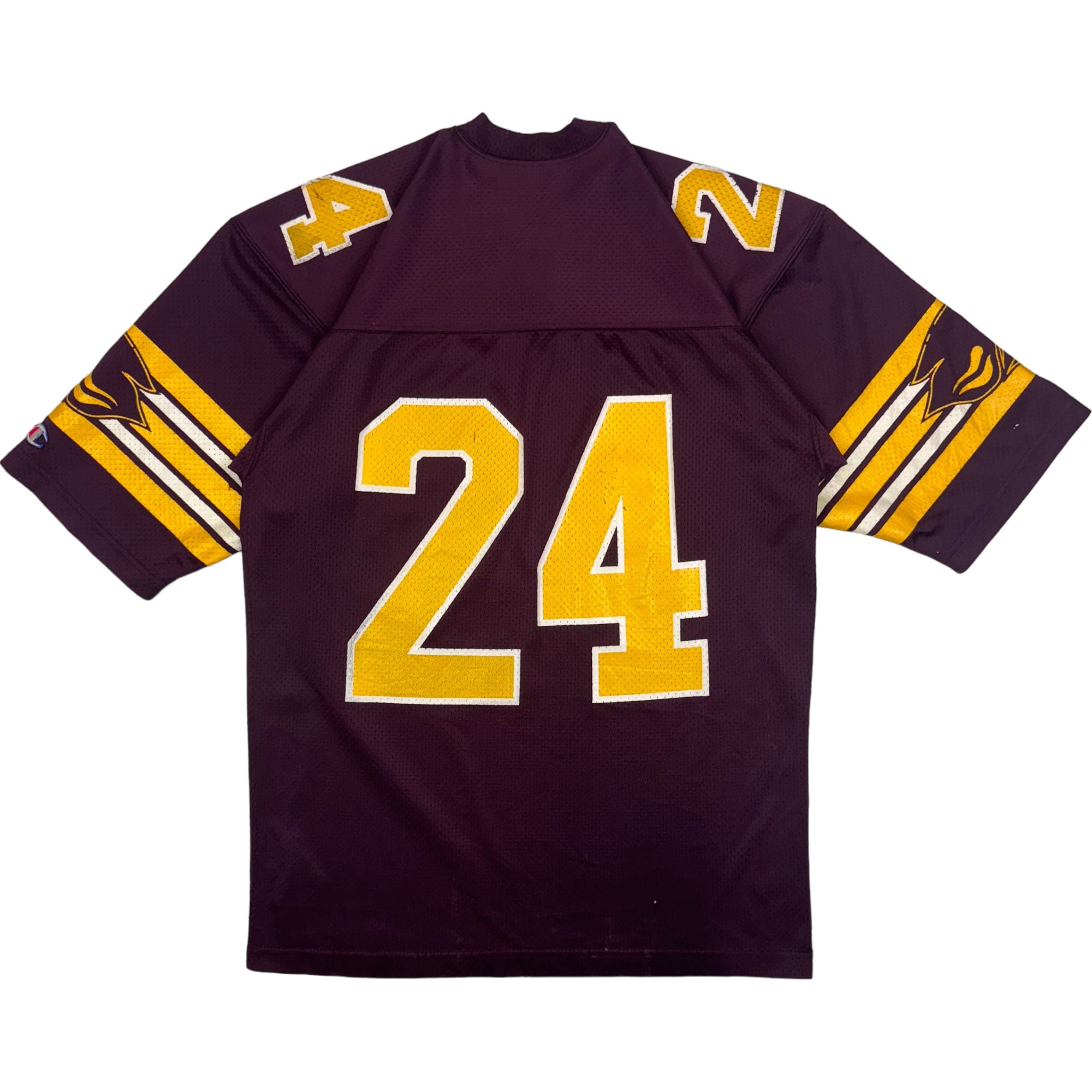 Vintage 80 s American Football Maroon and Yellow Jersey Rare Bring It Back