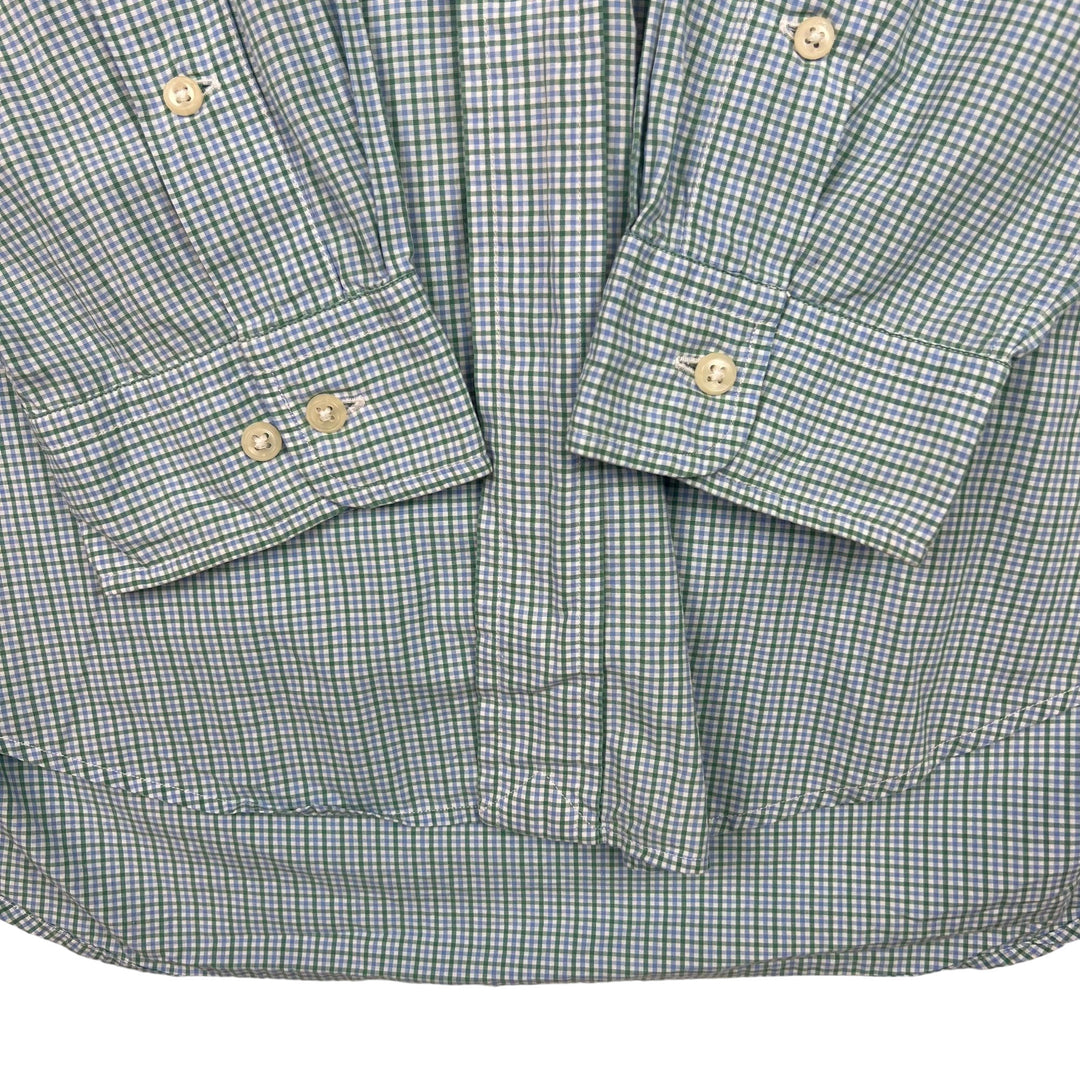 Ralph Lauren Long Sleeve Shirt Blue Green White
