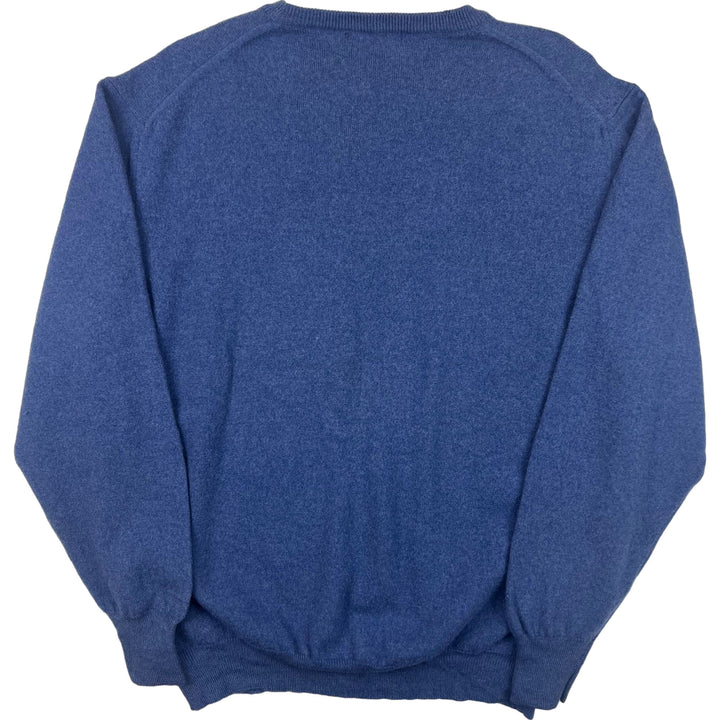 Yves Saint Laurent Lana Wool Knitted Jumper Blue