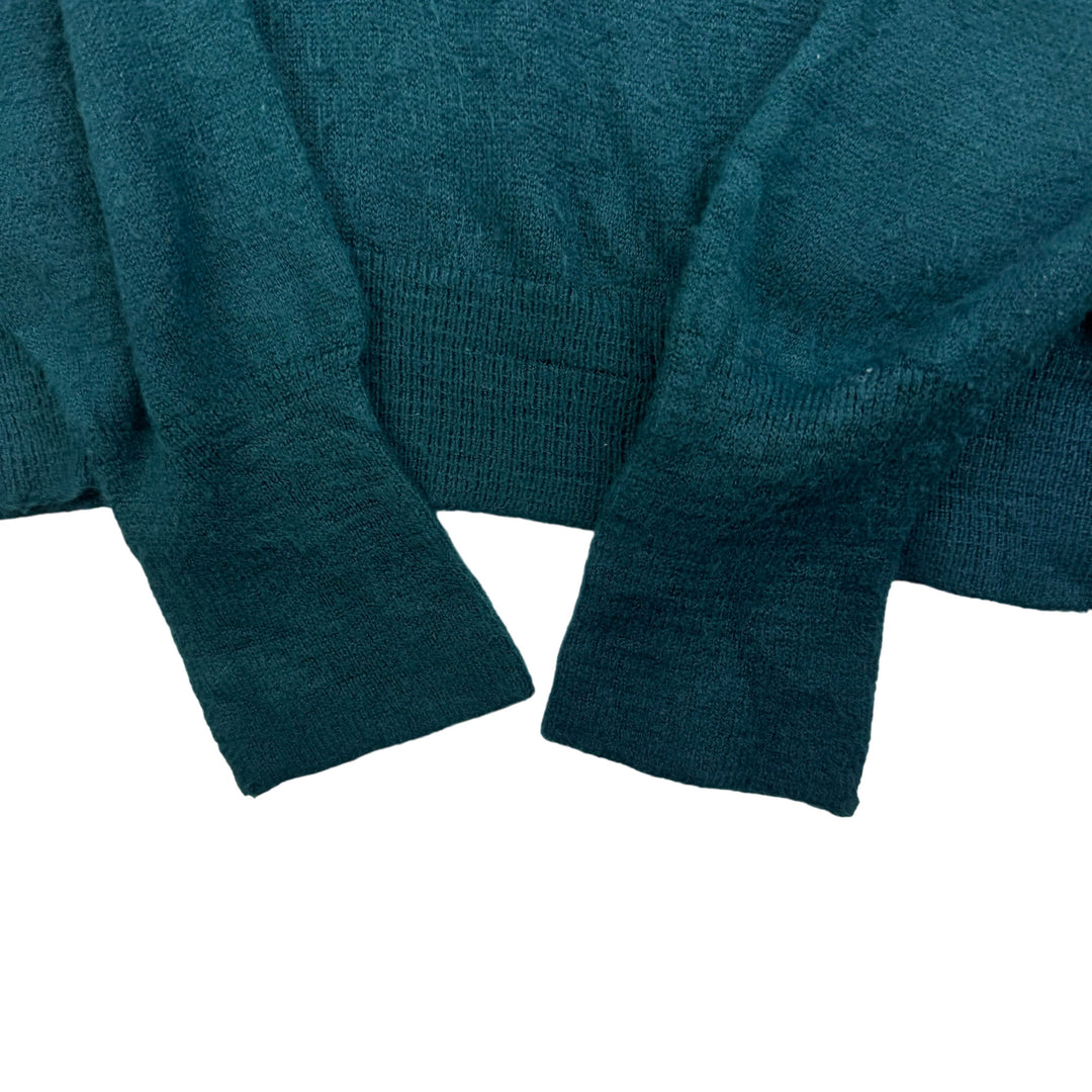 Christian Dior Monsieur V-Neck Knit Sweater Green