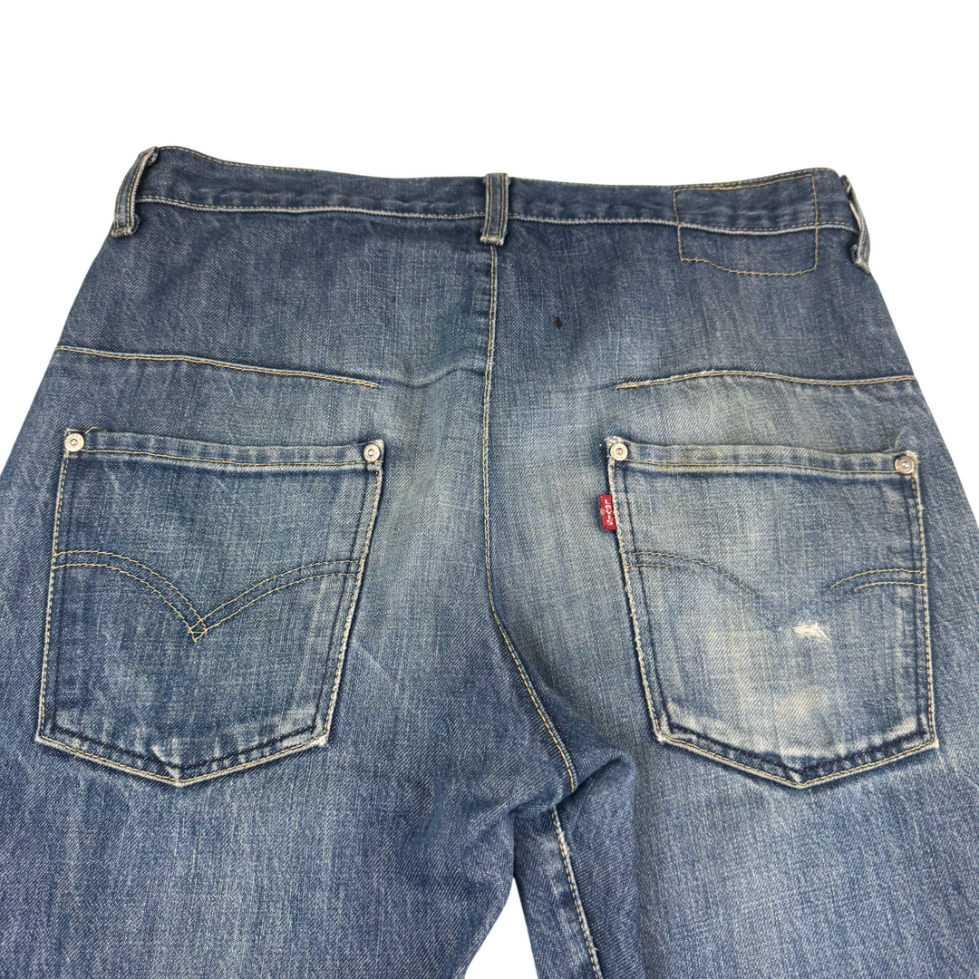 Levi's Vintage 90's Distressed Denim Jeans Blue