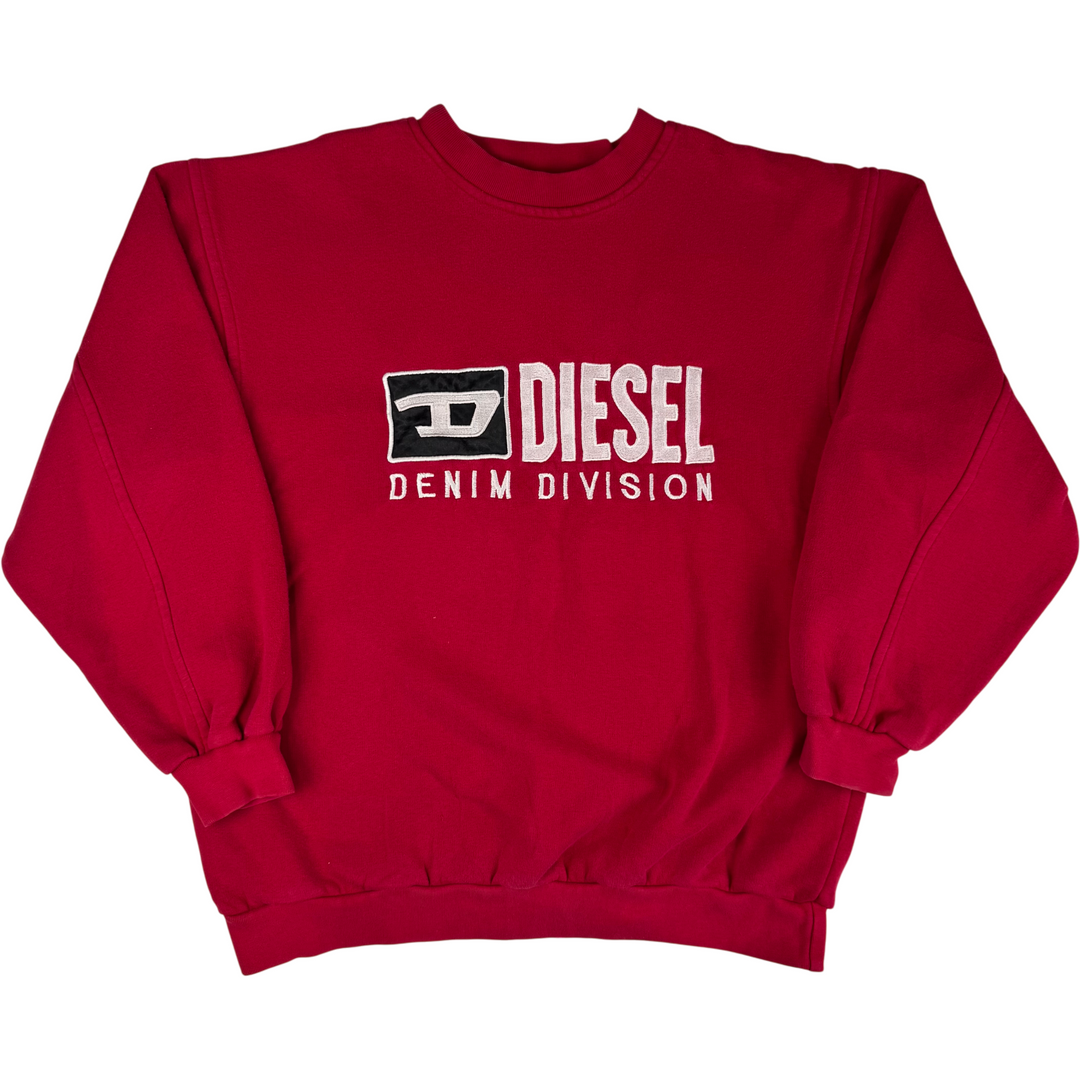 Diesel Denim Division 90's Sweatshirt Red