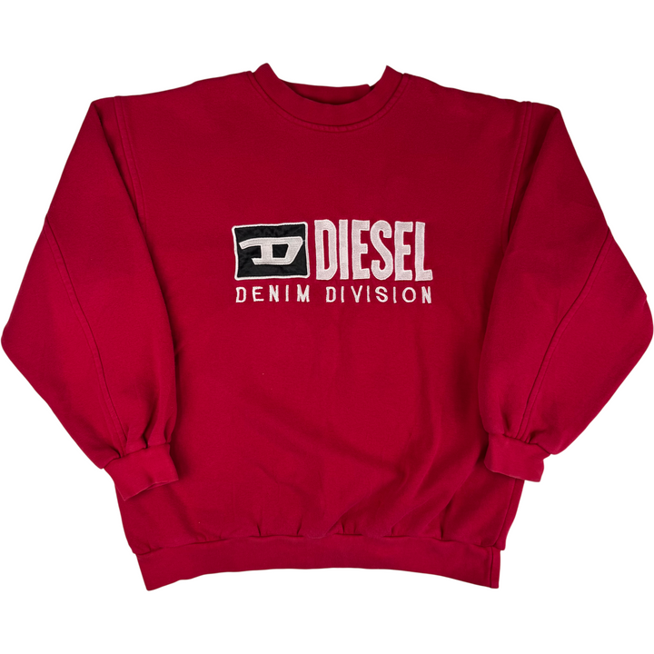 Diesel Denim Division 90's Sweatshirt Red