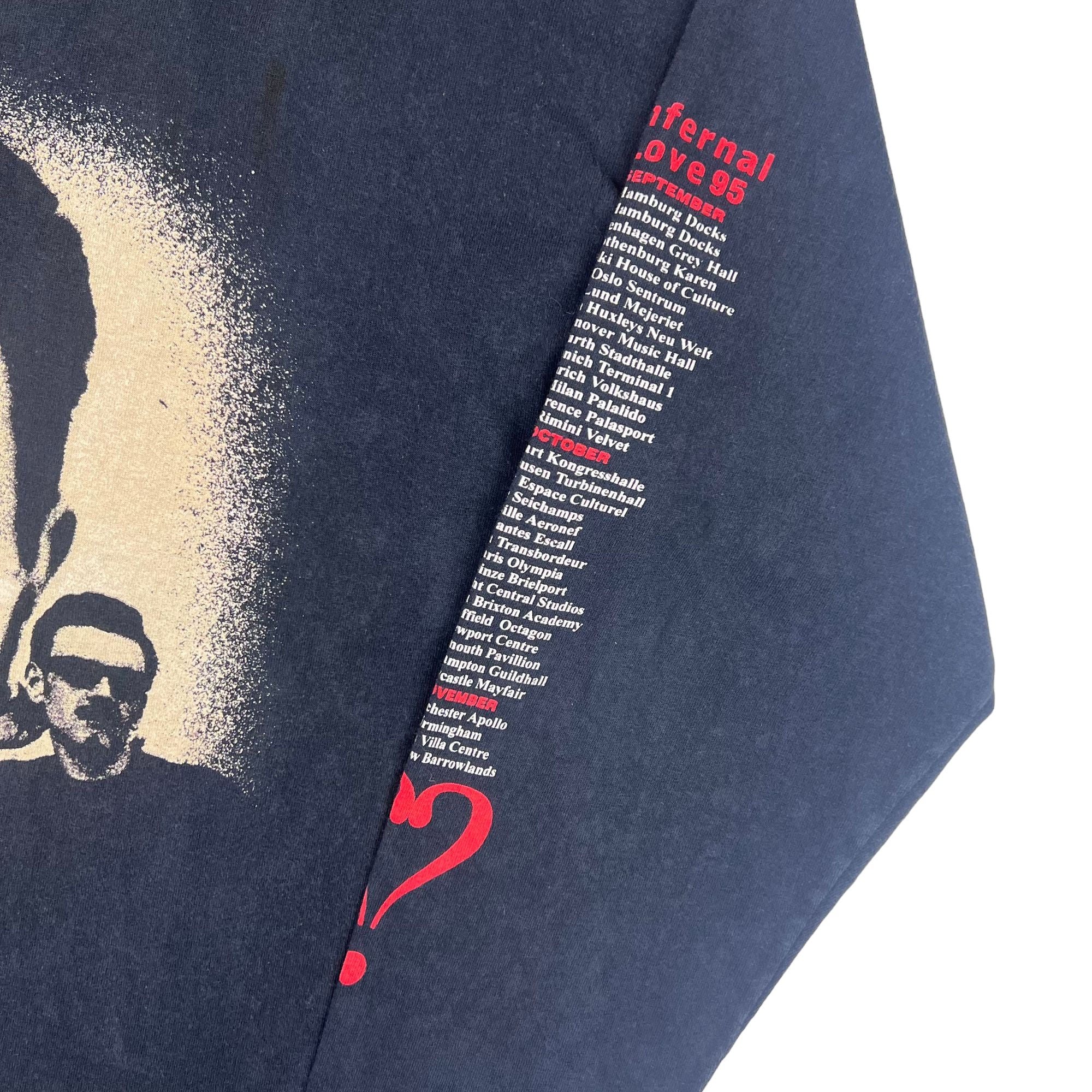 Therapy 1995 Infernal Love Band Graphic Long Sleeve Tour T-shirt