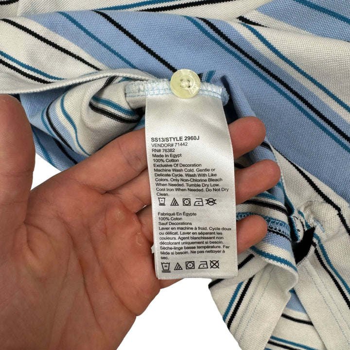 Timberland Earthkeepers 90's Striped Polo Shirt Blue