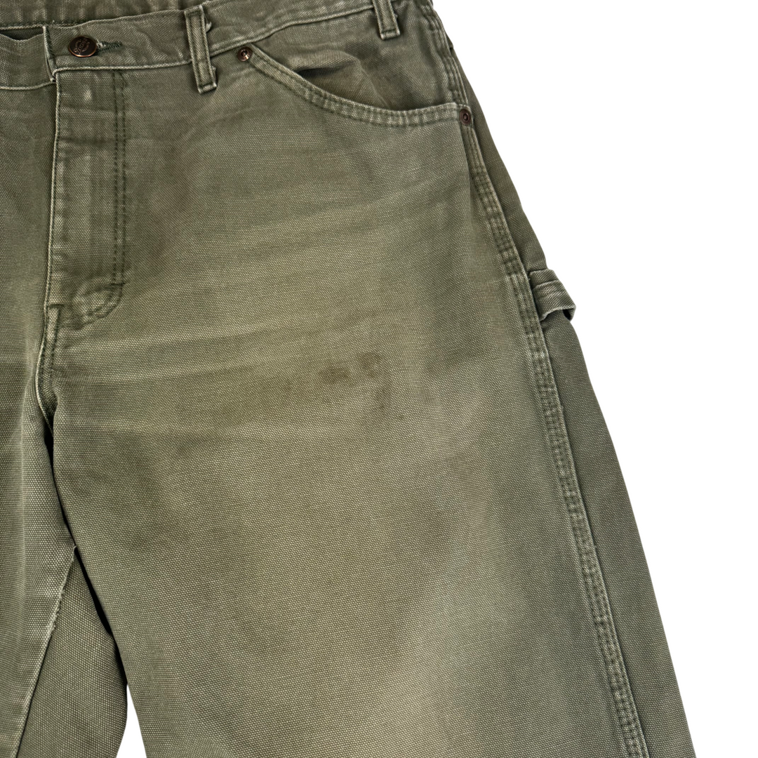 Dickies Workwear Carpenter Trousers Green