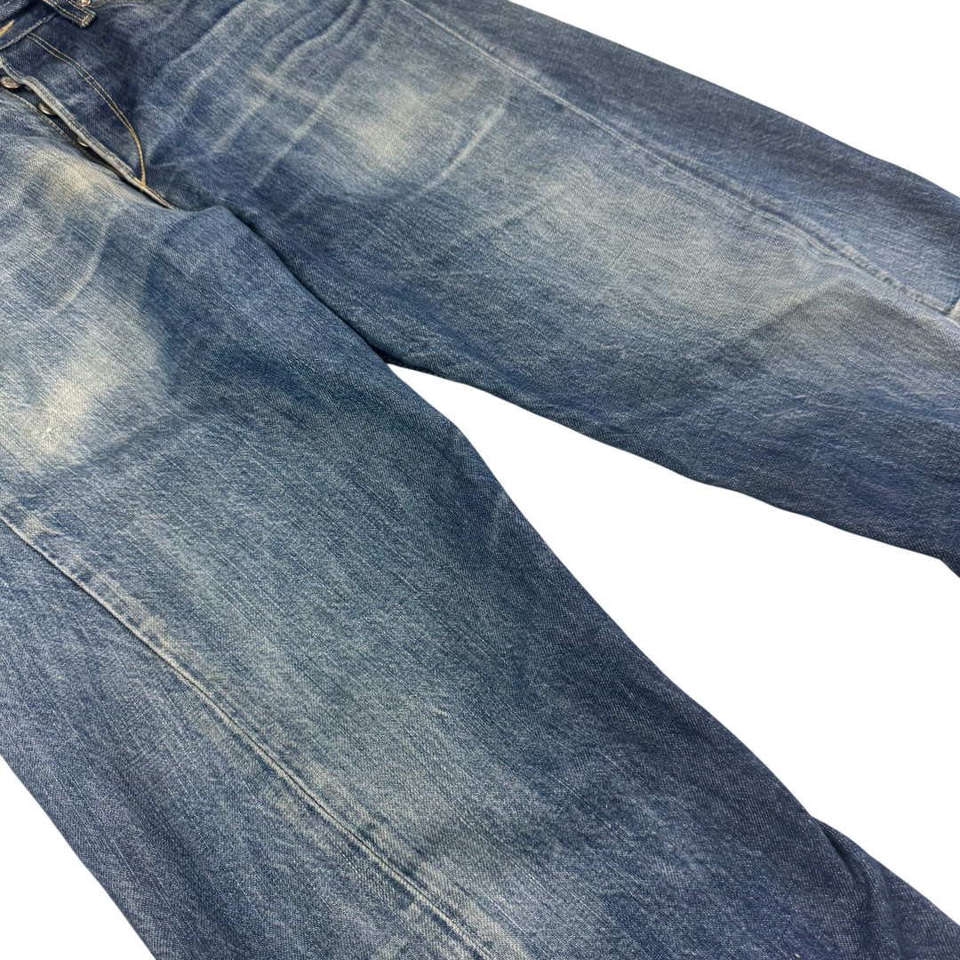 Levi's Vintage 90's Distressed Denim Jeans Blue