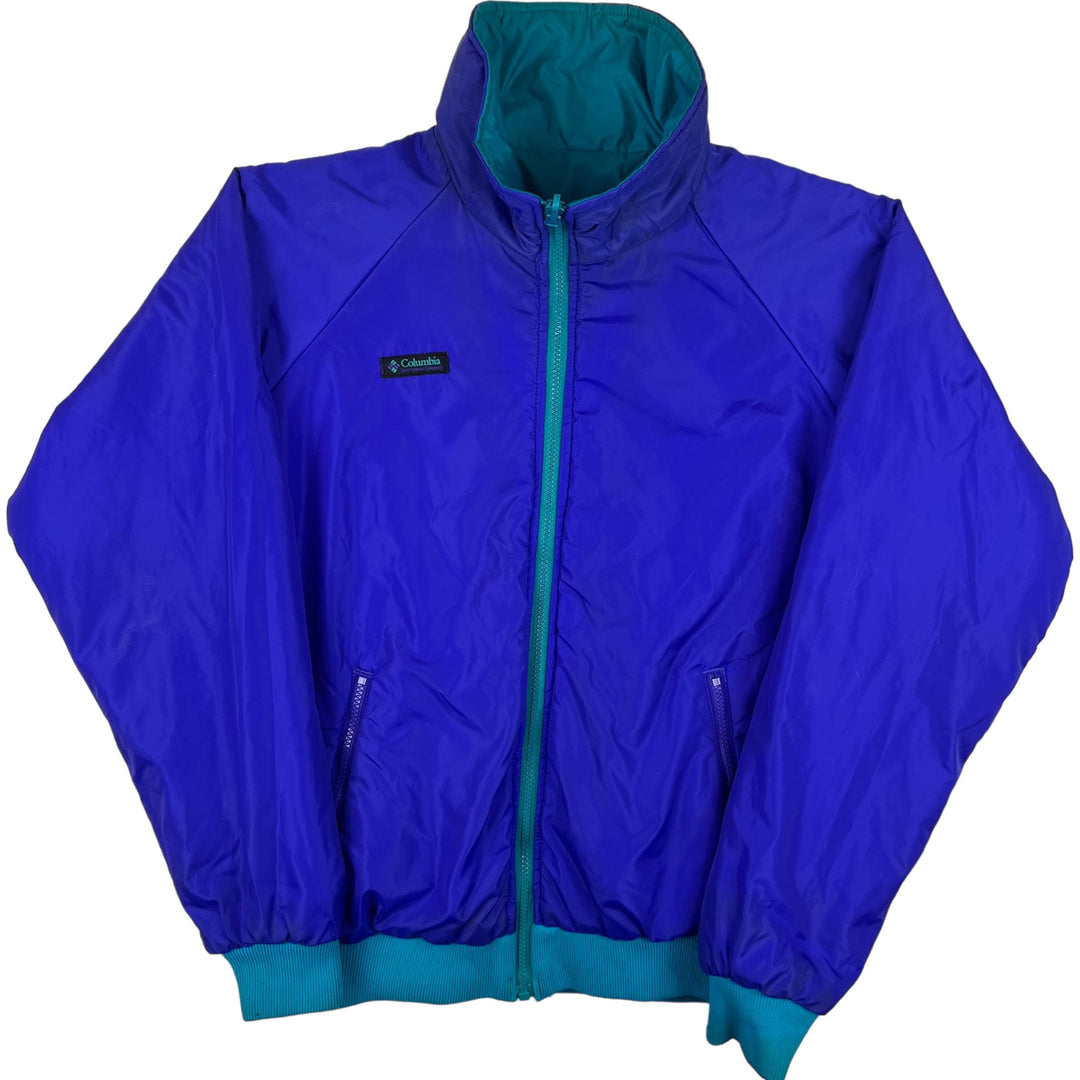 Columbia Sportswear Reversible Puffer Jacket Teal Purple