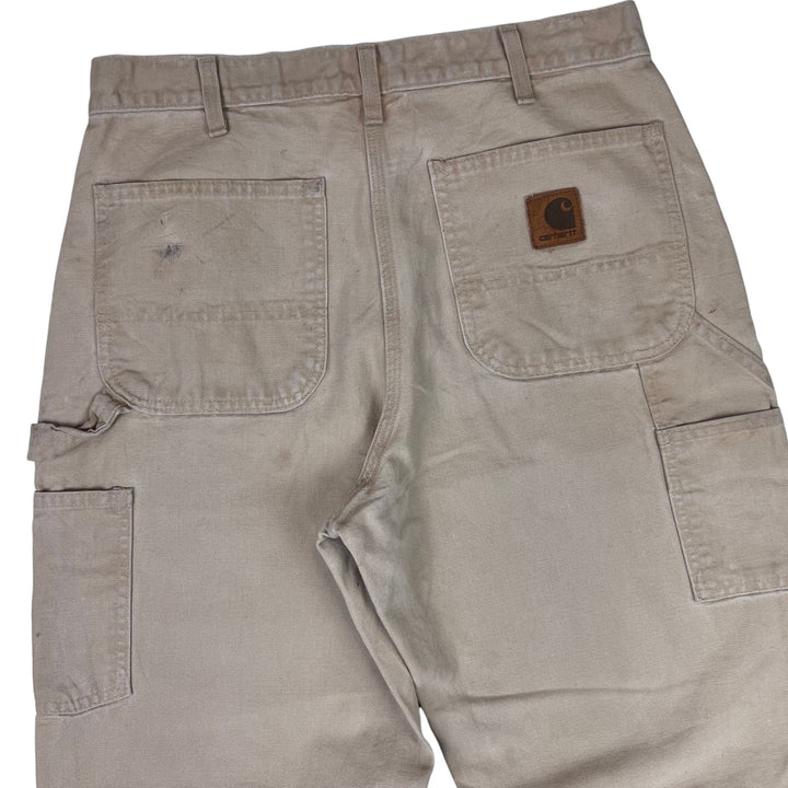 Carhartt Workwear Carpenter Trousers Beige B11 WET