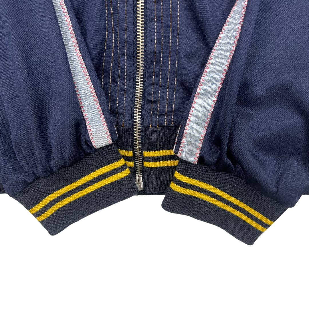 Vintage D&G Sports Club Training Zip-Up Jacket Navy Yellow