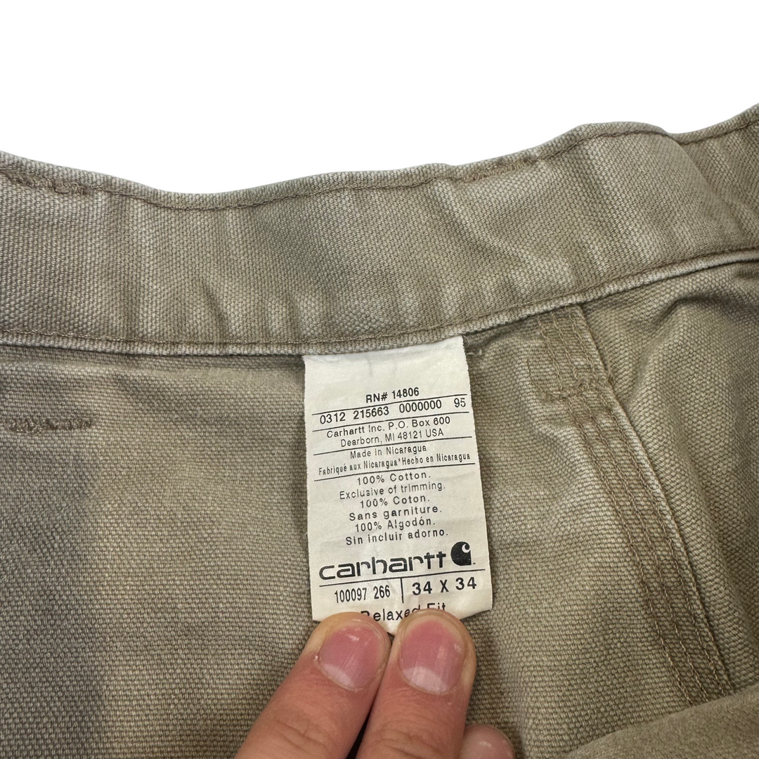 Carhartt Workwear Carpenter Trousers Light Brown
