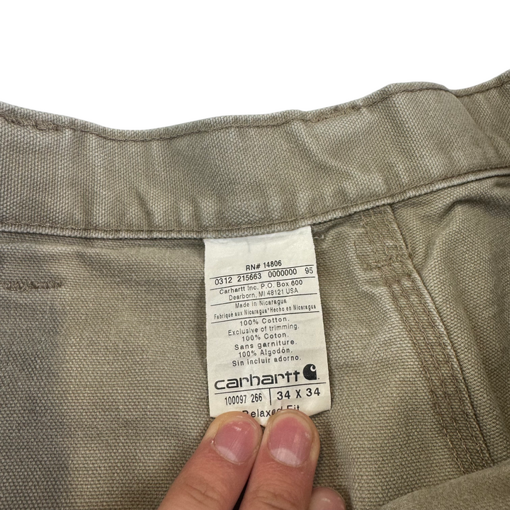 Carhartt Workwear Carpenter Trousers Light Brown