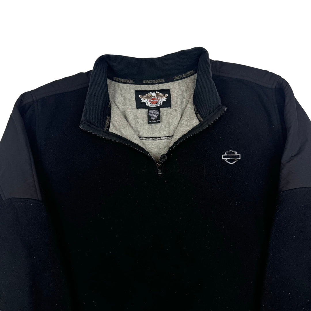 Harley-Davidson Quarter-Zip Fleece Black