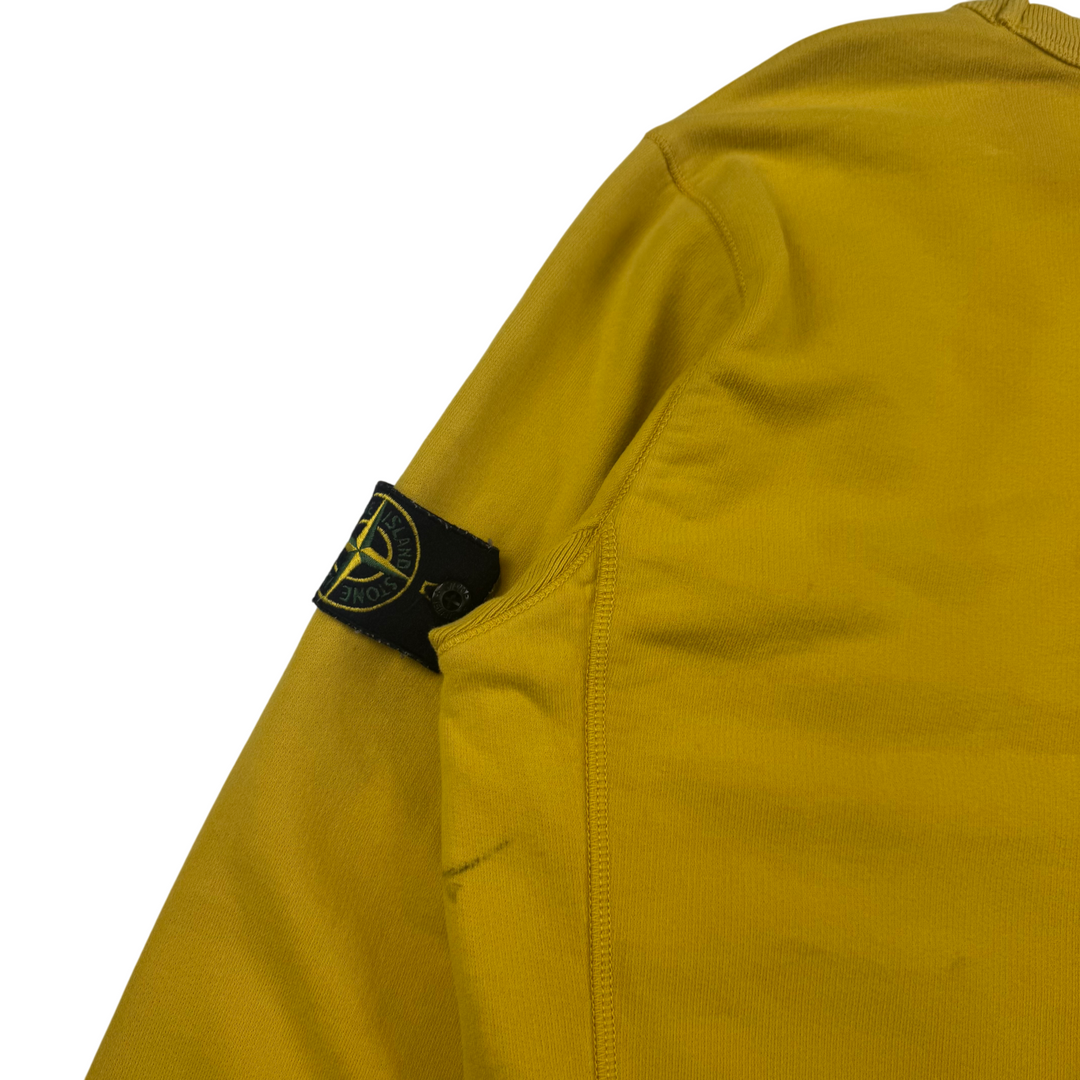 Stone Island Crewneck Sweatshirt Mustard Yellow
