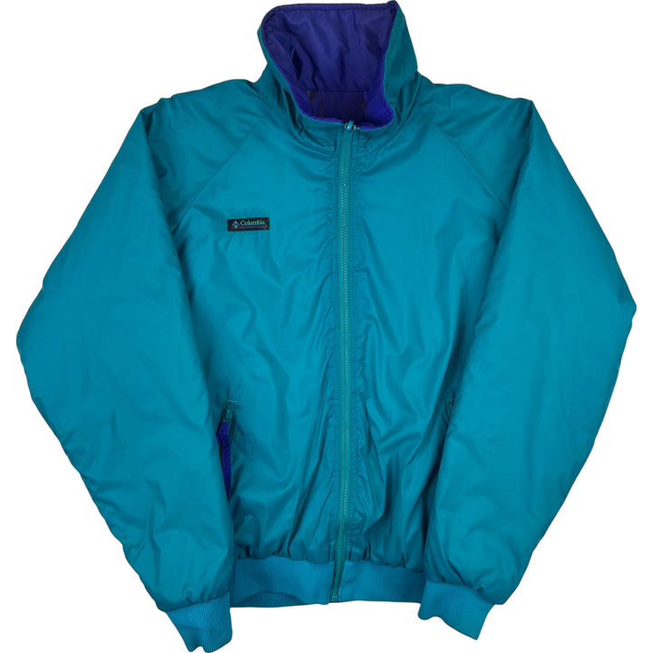 Columbia Sportswear Reversible Puffer Jacket Teal Purple