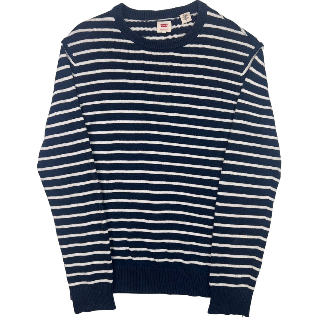 Levi's Striped Roundneck Knitwear Navy White