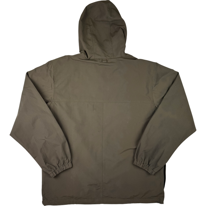 Carhartt Half-Zip Hooded Windbreaker Anorak Jacket Green