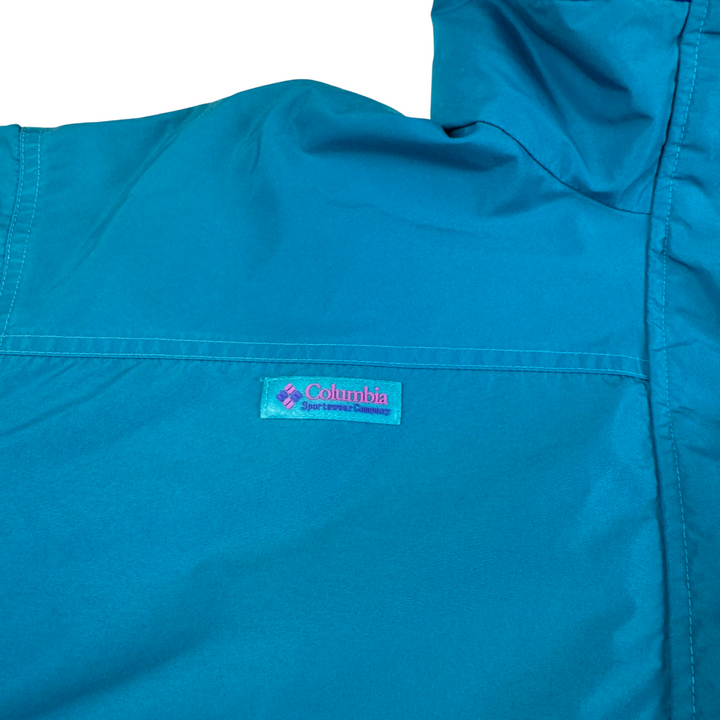 Vintage 90's Columbia Bugaboo Full-Zip Jacket Teal Blue