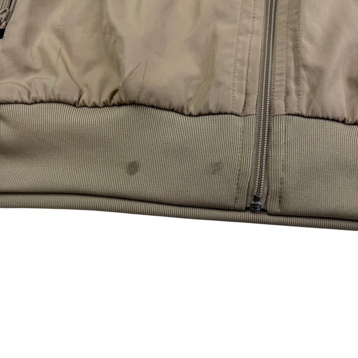 Nike 00's Full-Zip Hooded Track Jacket Beige