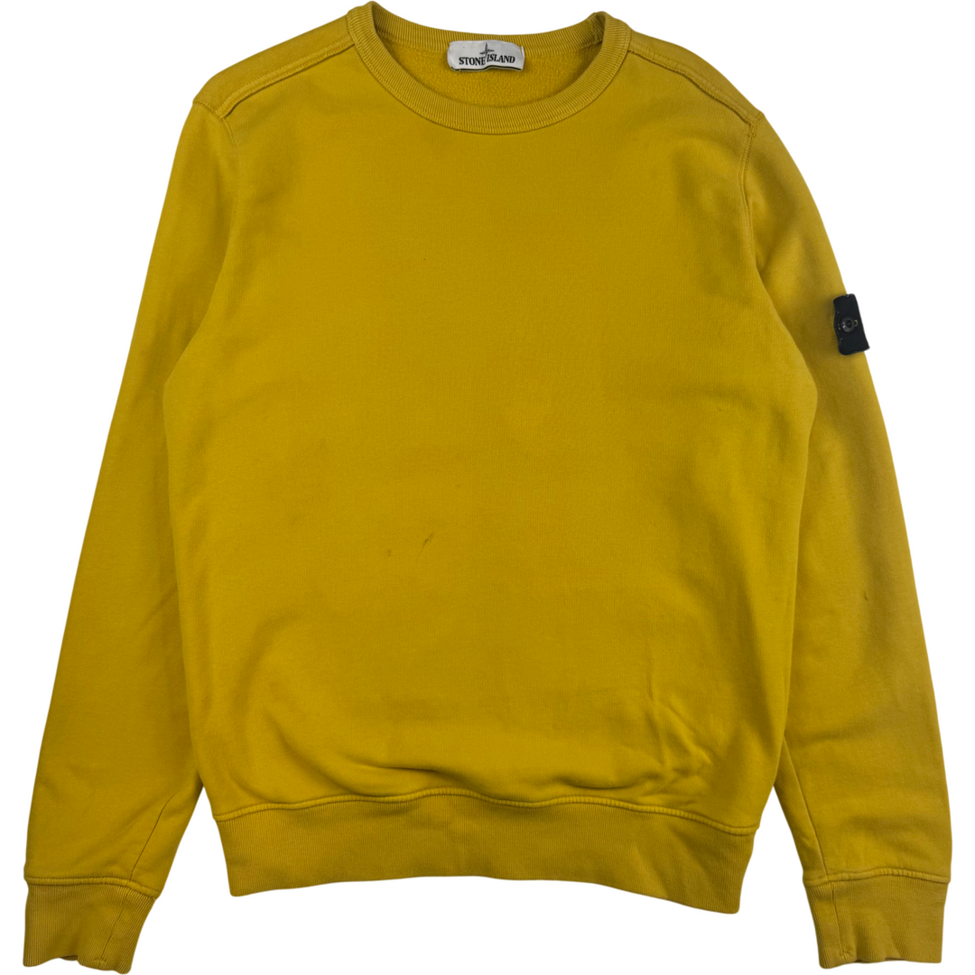 Stone Island Crewneck Sweatshirt Mustard Yellow