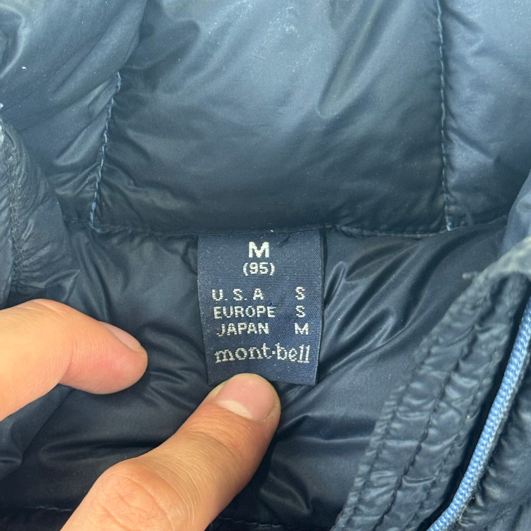 Mont Bell Plasma Ultra Lightweight Quilted Puffer Jacket Blue