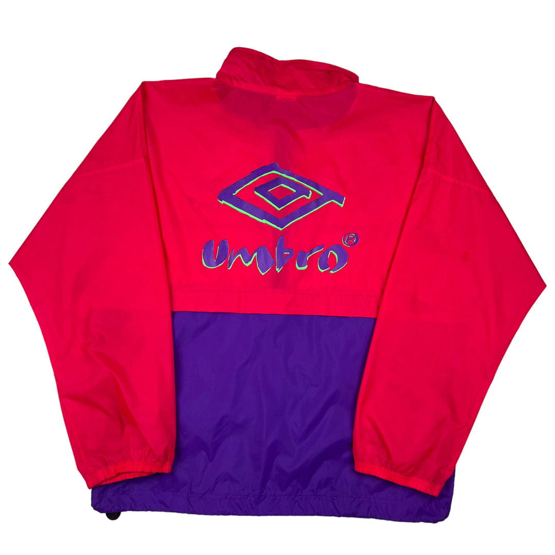 Umbro 90's Colourblock Track Jacket Red Purple