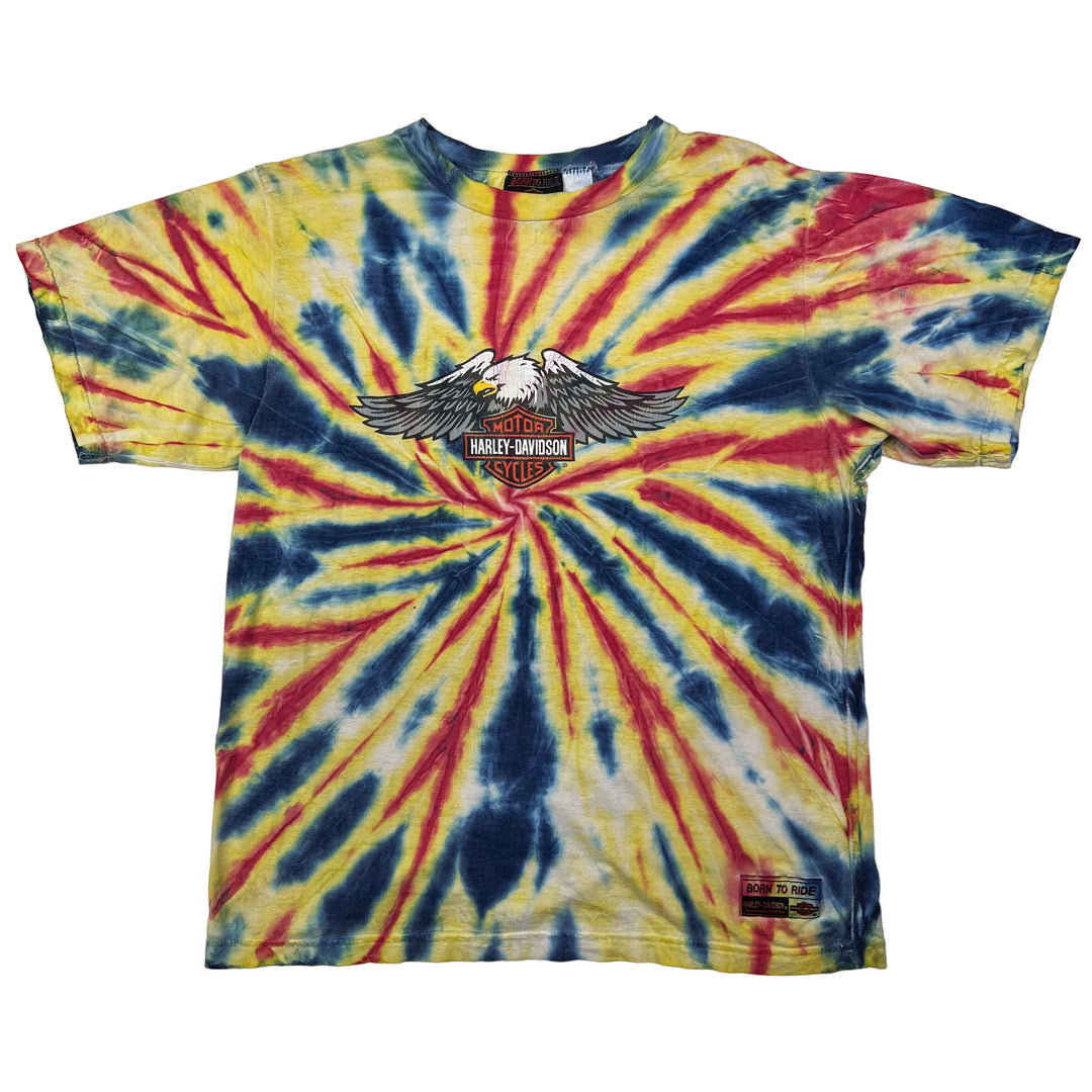 Harley-Davidson Tie-Dye Multicoloured Graphic T-Shirt