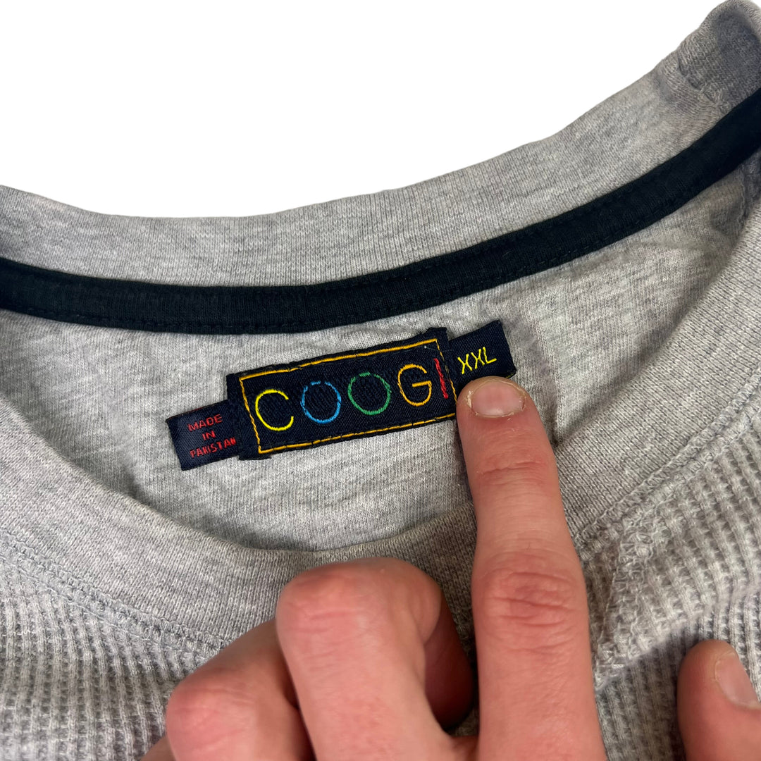 Vintage 90s Coogi Grey Embroidered Logo Sweatshirt