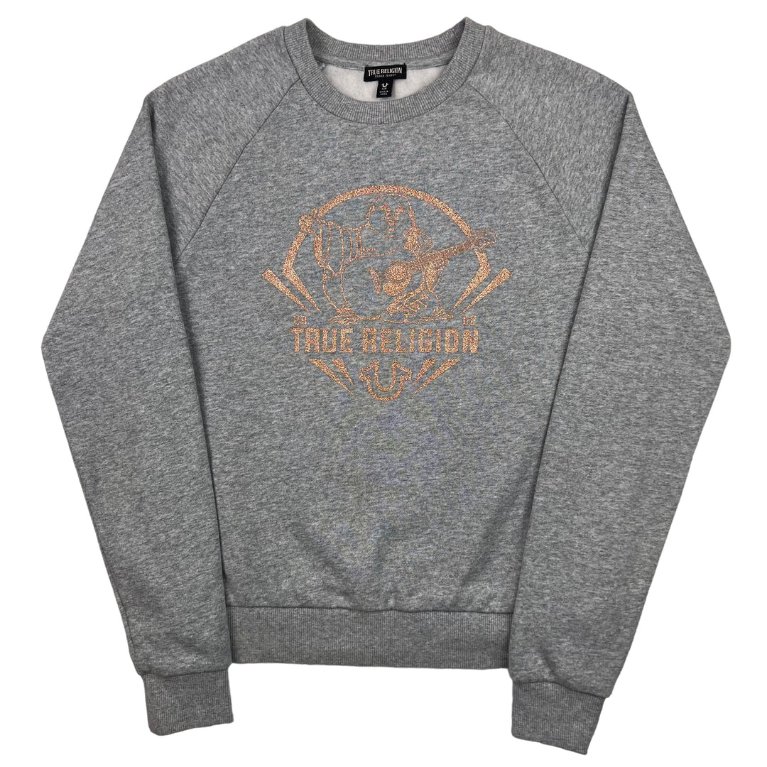 True Religion Grey Buddha Sweatshirt