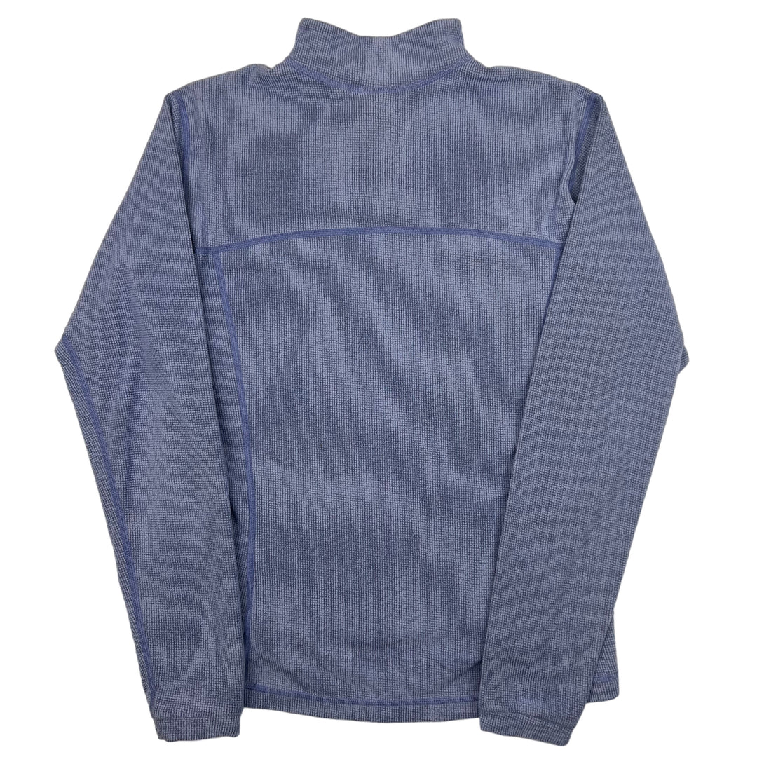 Arc'teryx Blue Waffle Texture Quarter-Zip Fleece