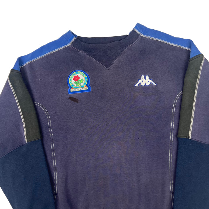 Kappa Blackburn Rovers 90's Football Sweatshirt Navy