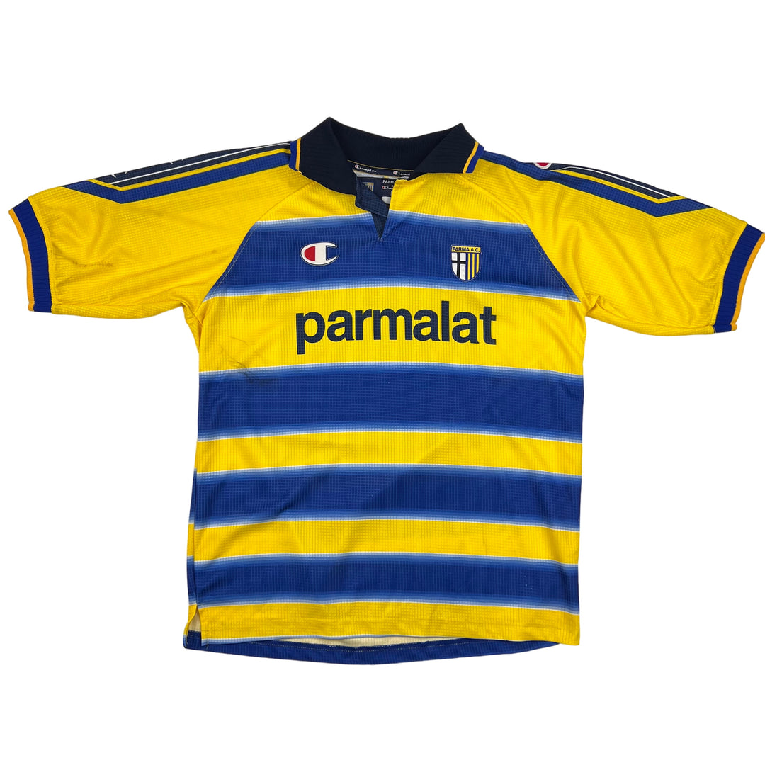 Champion Parma 1999-00 "Nakata 10" Home Shirt Blue Yellow Rare