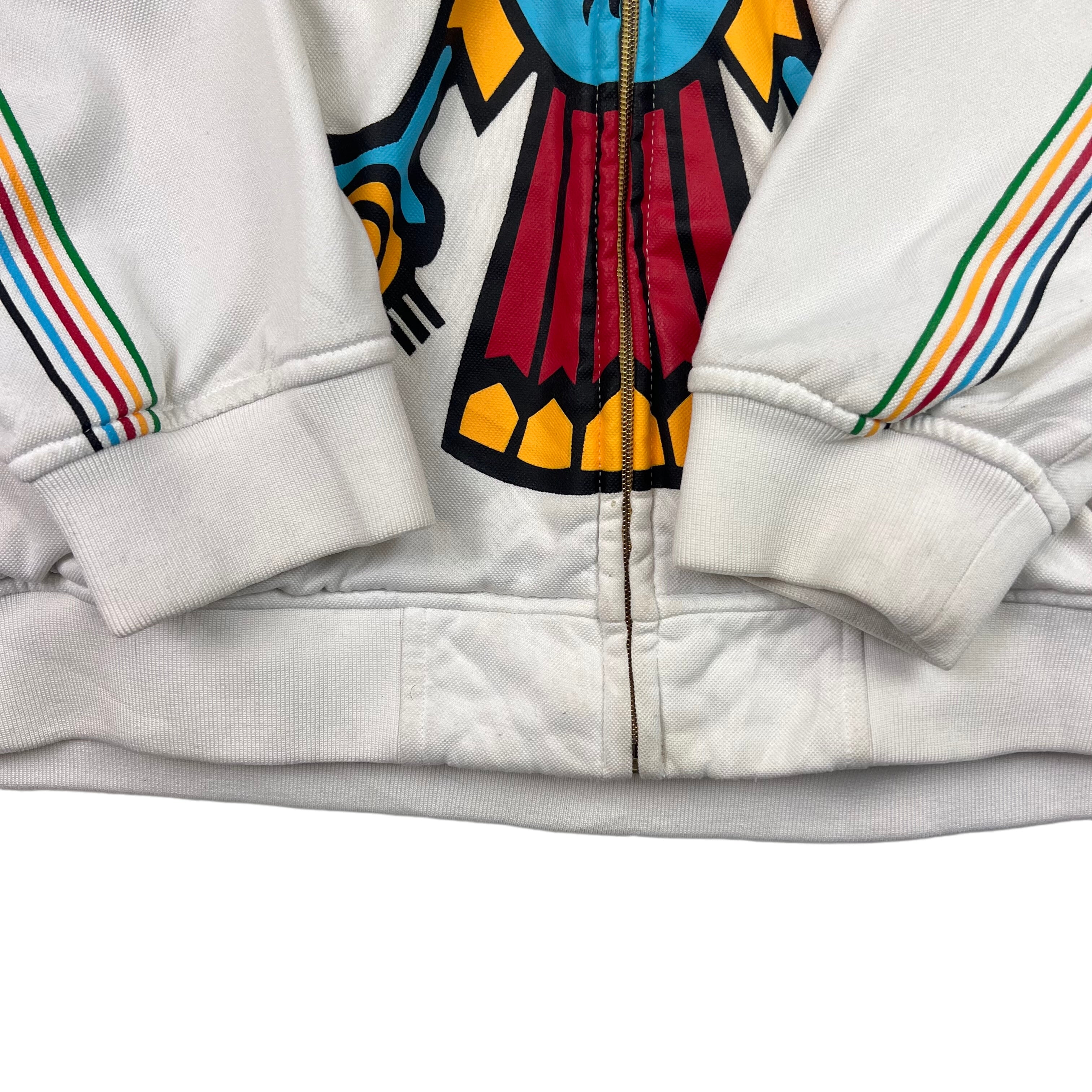 Coogi Zip-Up Hoodie White | Bring It Back