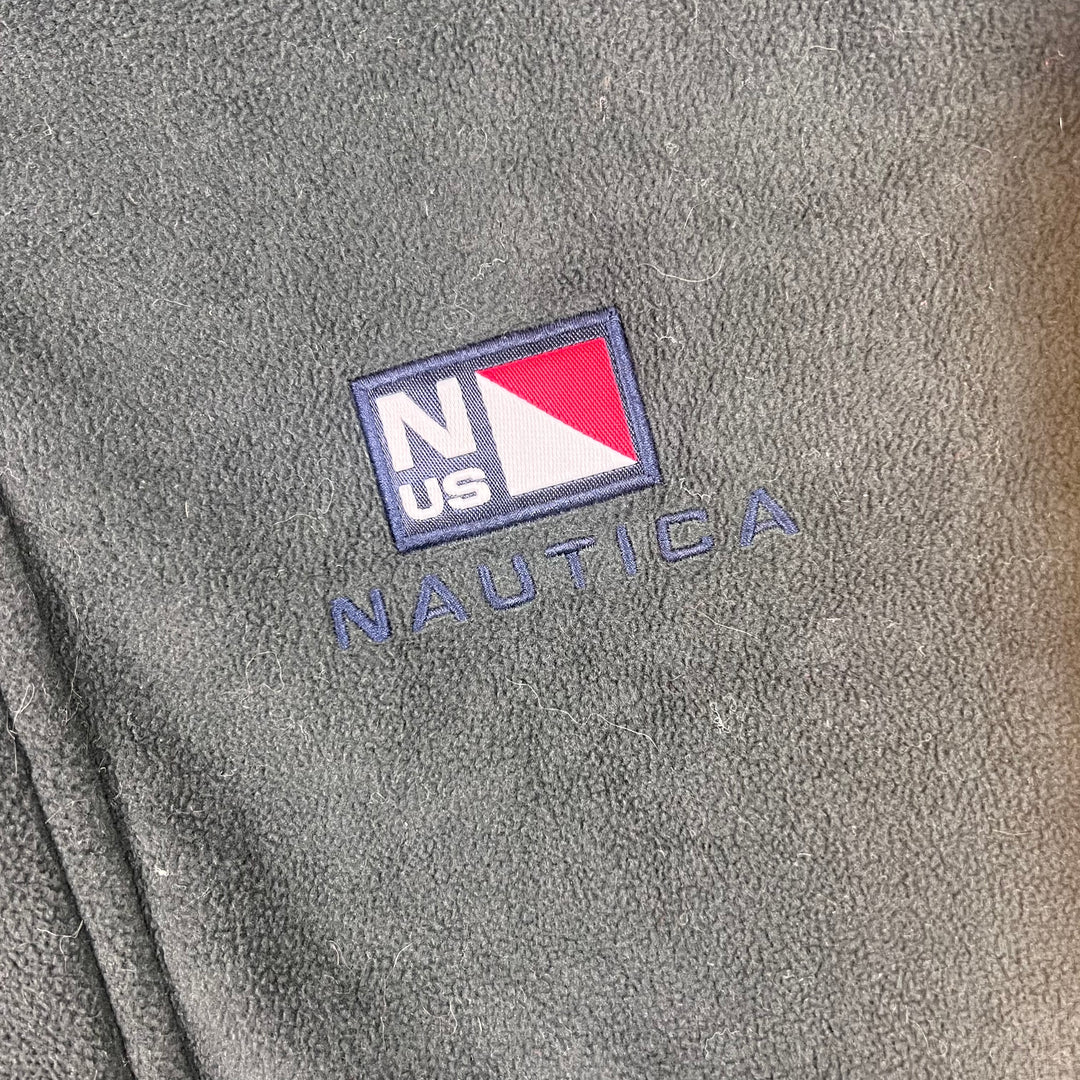 Nautica Reversible Fleece Jacket Yellow Navy