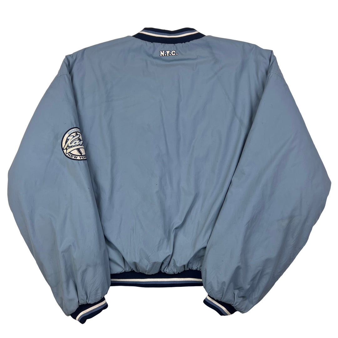 Karl Kani Brooklyn Puffer Bomber Jacket NYC Blue