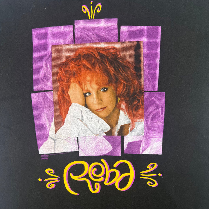 Hanes Reba Mcentire 1994 Tour Single Stitch Graphic T-shirt Black