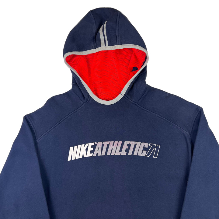 Nike Athletic 00's Contrast Hooded Sweatshirt Navy