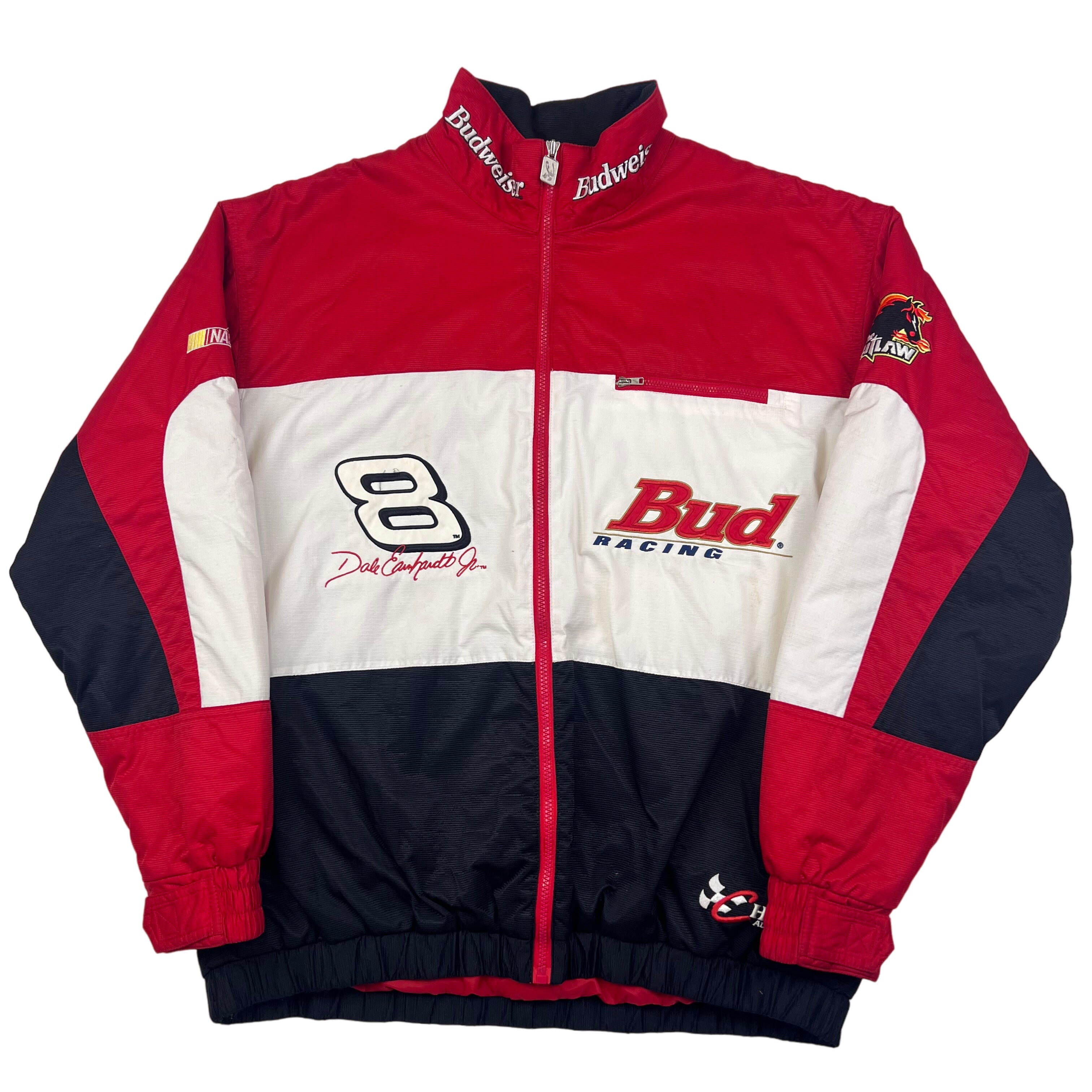 Chase Authentic s Dale Earnhardt NASCAR Budweiser Racing Jacket