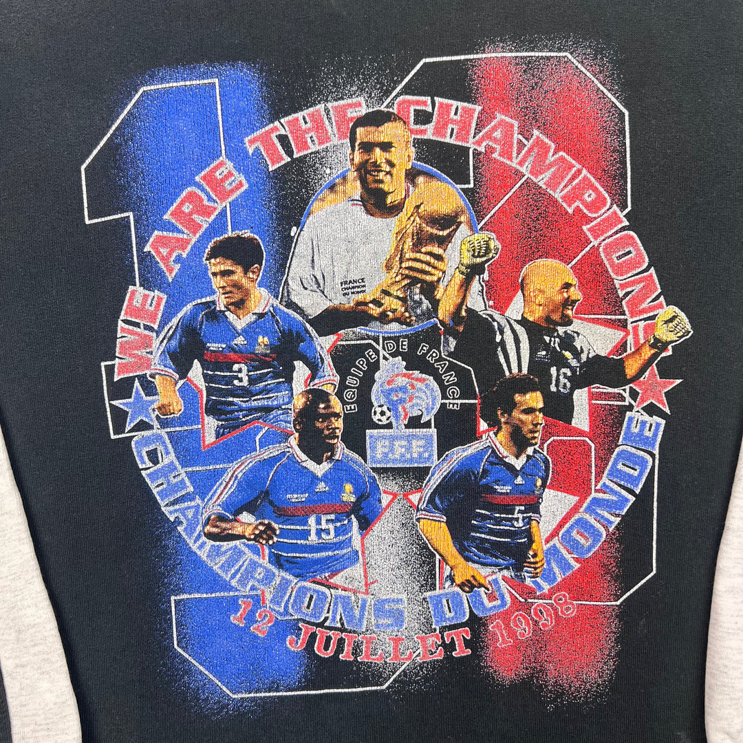 France 1998 World Cup Champions Graphic Sweatshirt Black