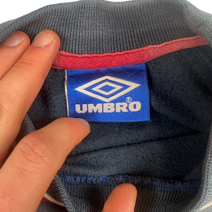 Umbro England 90's Sweatshirt Blue Red White