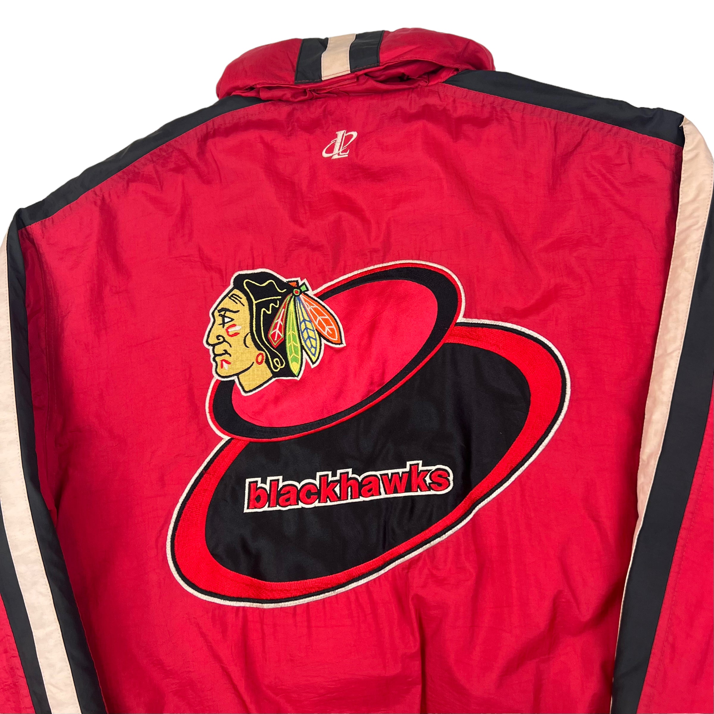 Red jacket blackhawks clearance shirt