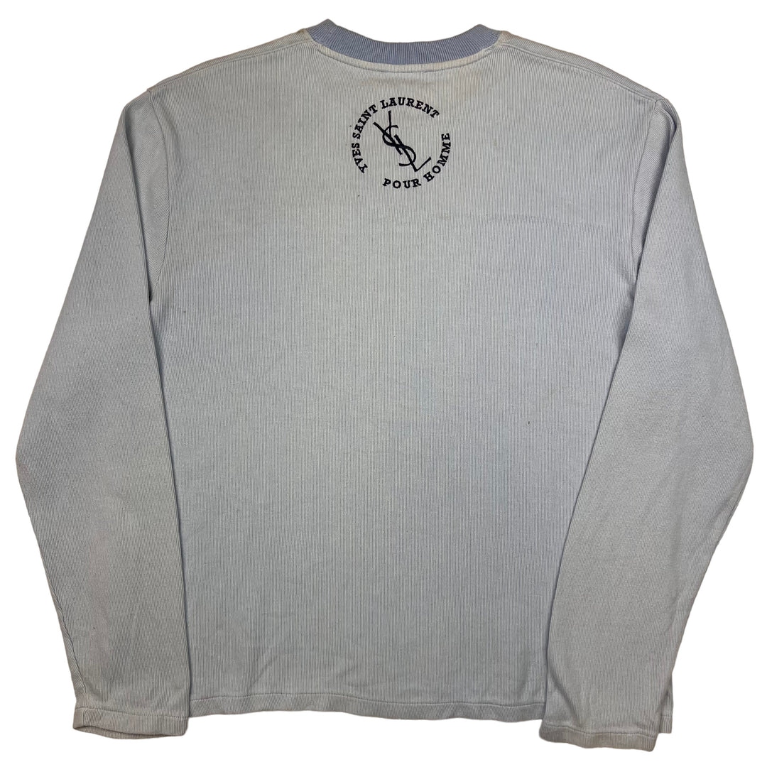 Yves Saint Laurent Pour Homme Sweatshirt Baby Blue