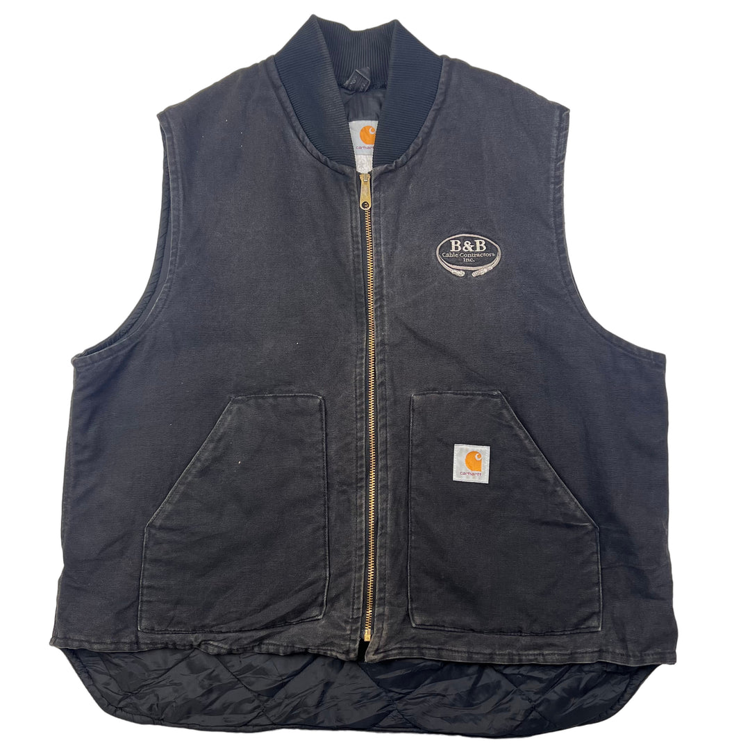 Carhartt Quilted Work Vest Black