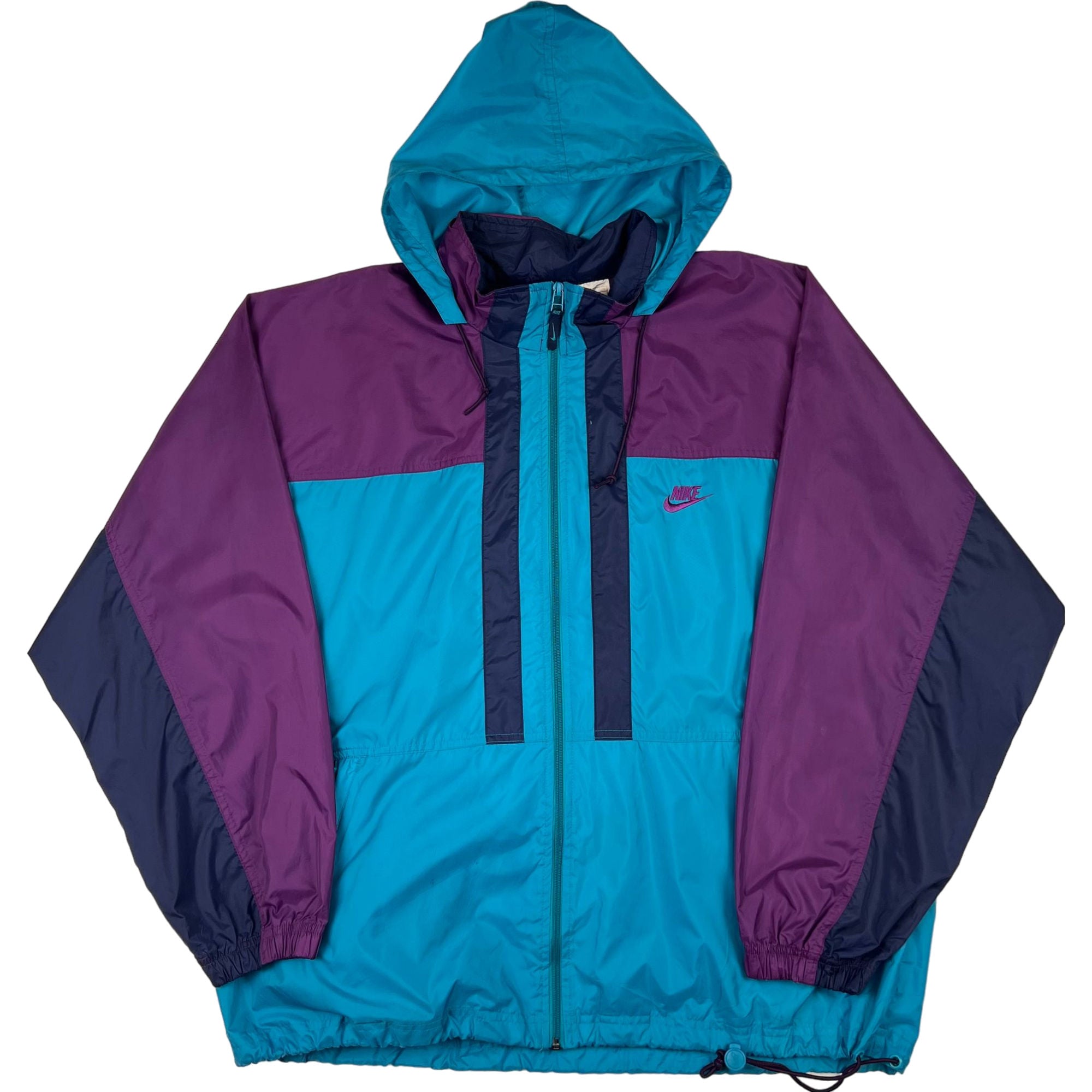 Blue and pink fashion nike windbreaker