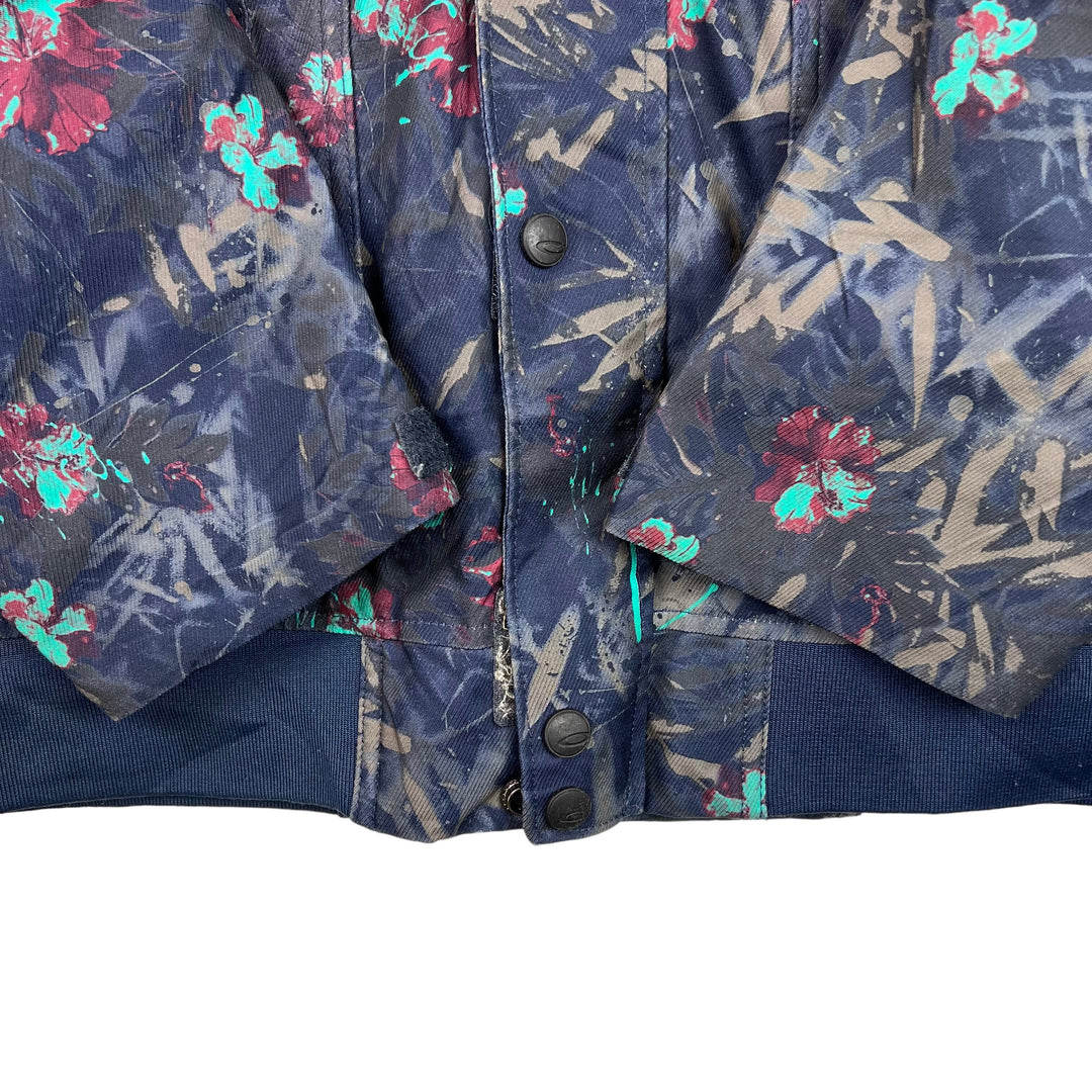 Oakley Revenge Bio Zone Insulated Ski Jacket Navy Floral