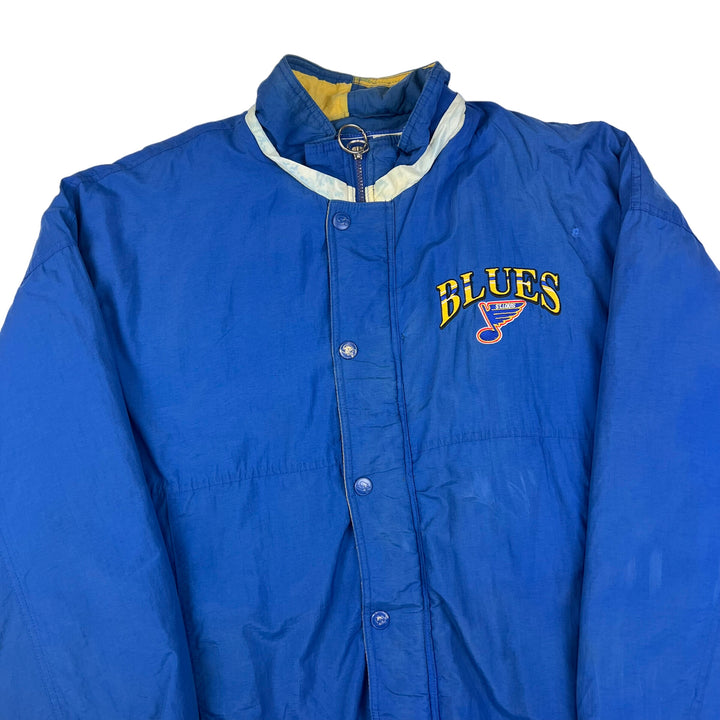 Starter St. Louis Blues Puffer Jacket Blue